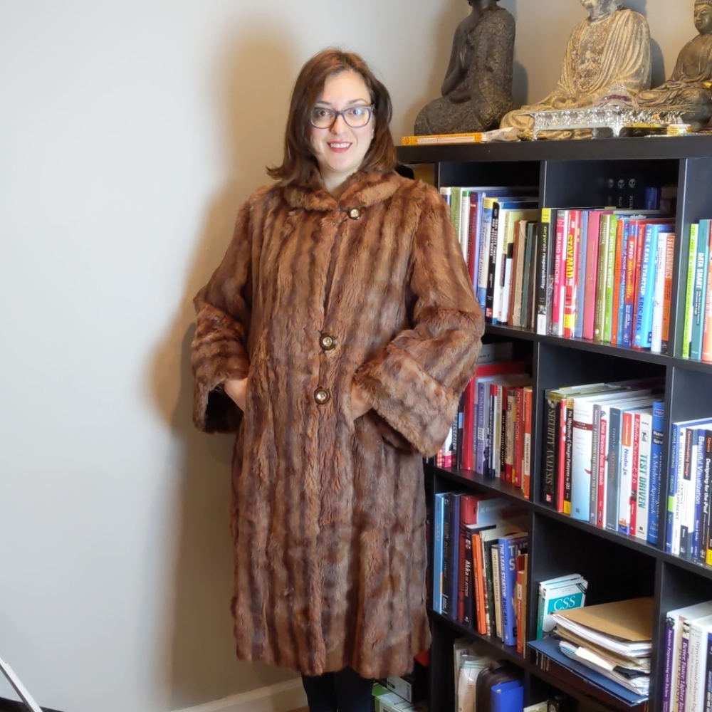 A.J. Richmond Canadian Beaver Fur coat
